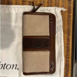Brighton St. Tropez Whiskey Stone large wallet in great condition!